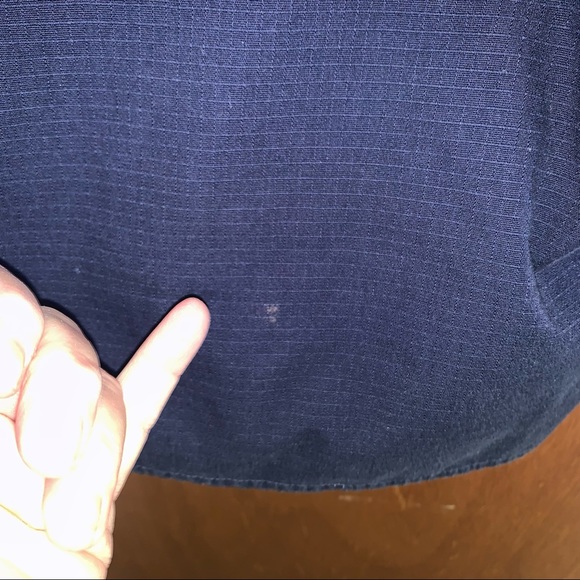 Men’s L / XL CARHARTT Ripstop Utility Scrub Tops C15208 Navy & Black Lot of 2 - Picture 10 of 14